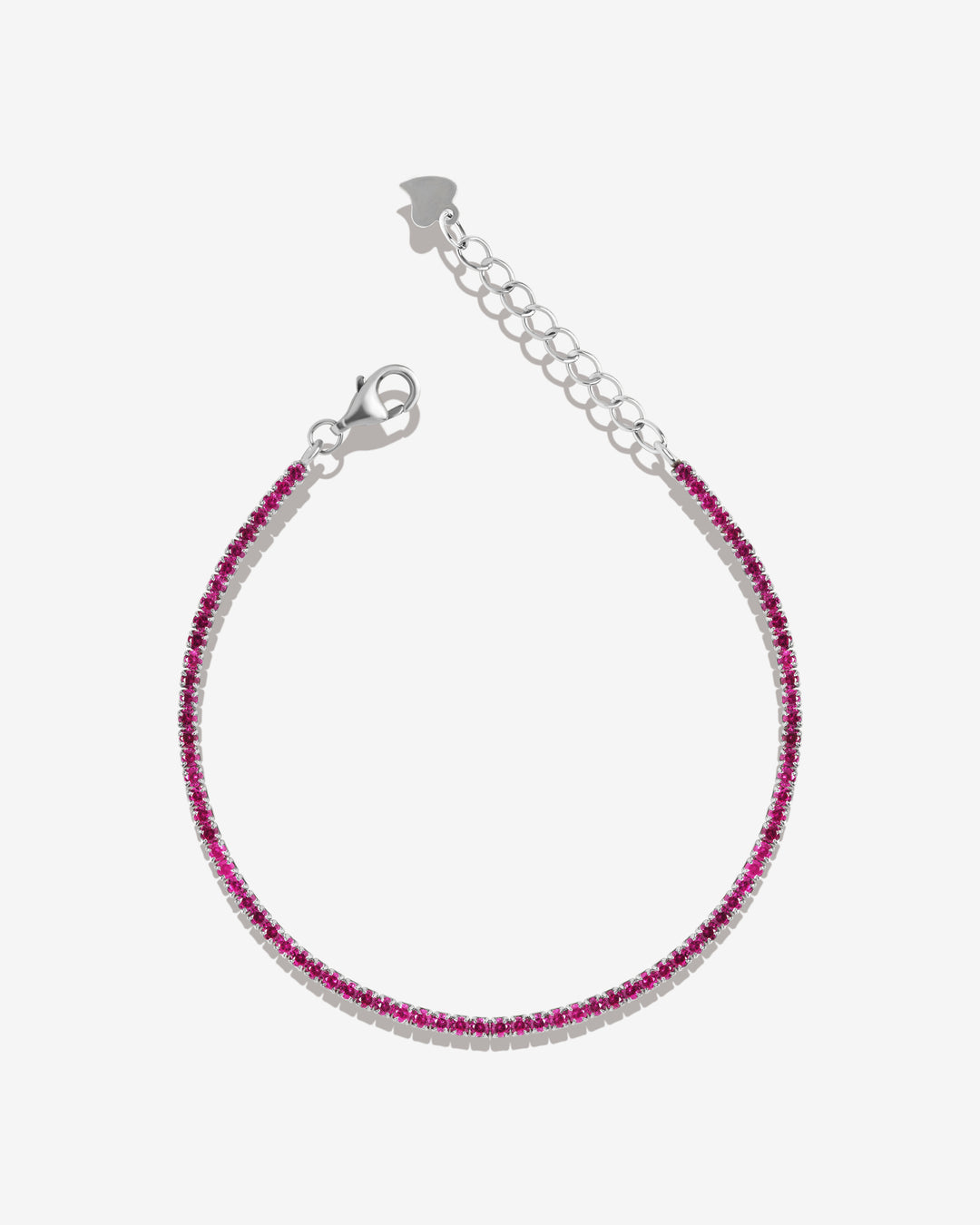 Magenta Zirconia Standard Tennis Bracelet