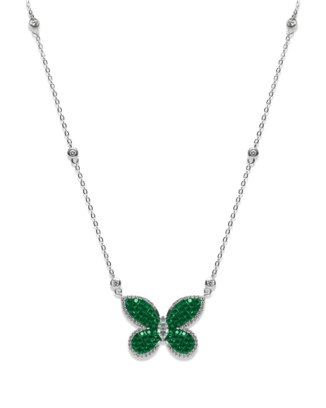 Crystal Butterfly Necklace