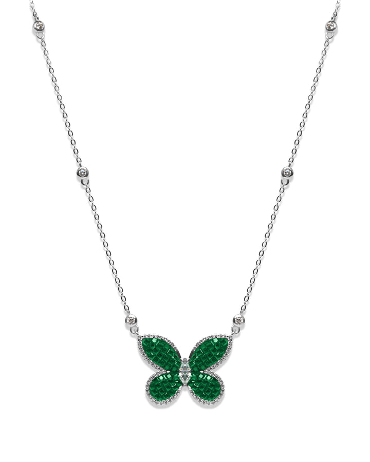 Crystal Butterfly Necklace