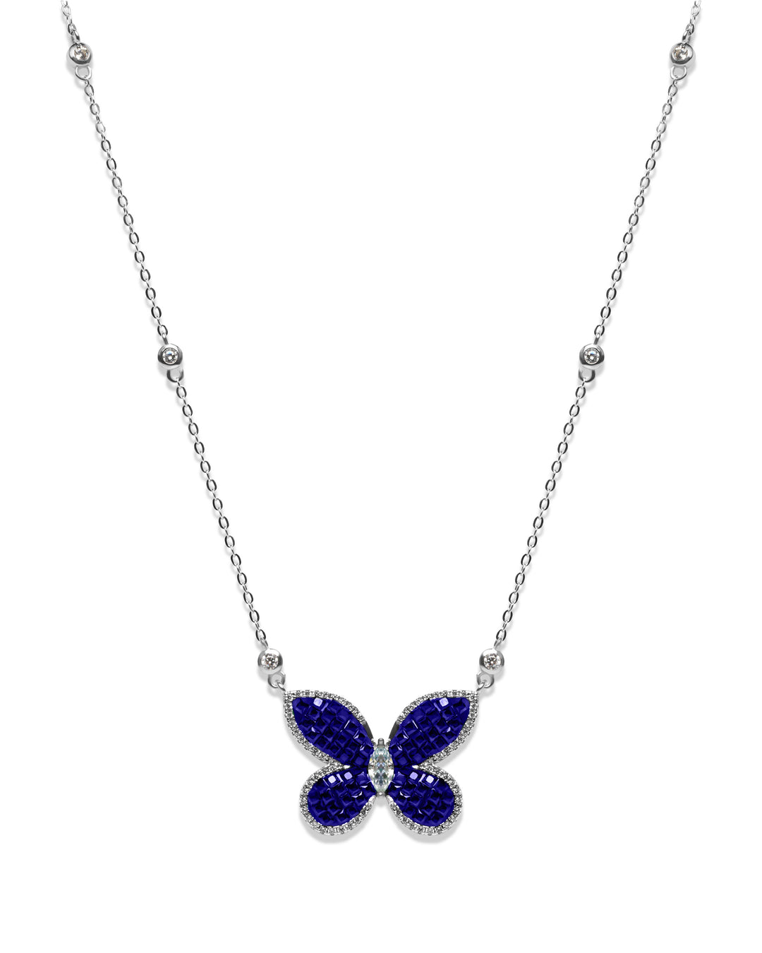 Crystal Butterfly Necklace