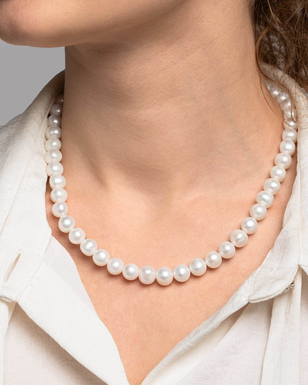 Large Classic Pearl Necklace