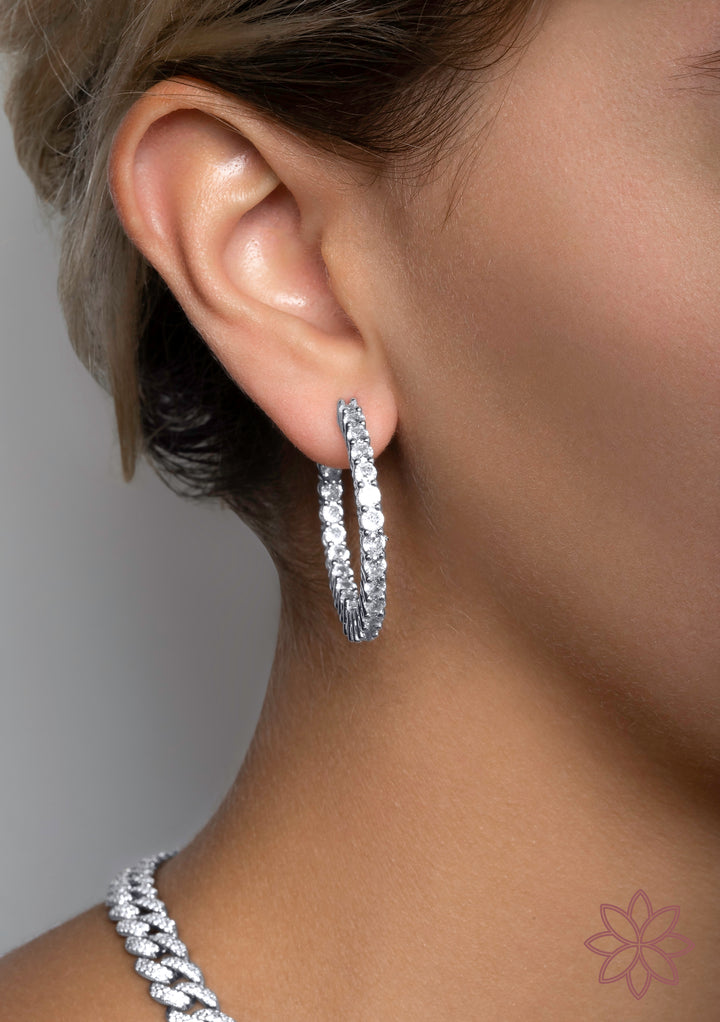 Tennis Iced Hoops