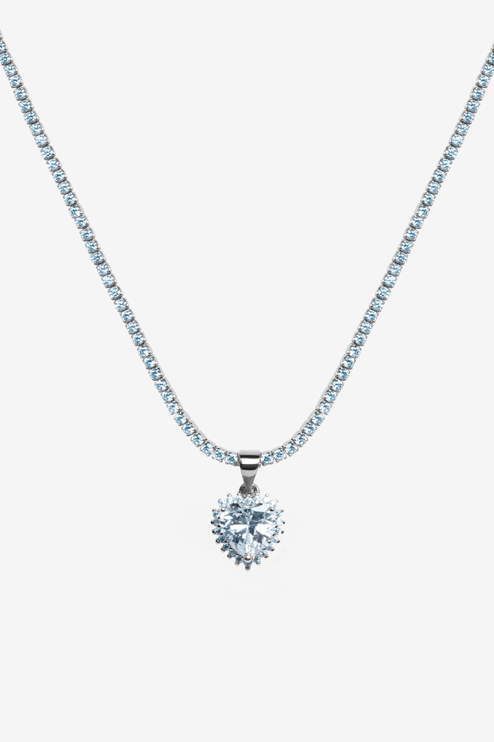 Heart Of Sparks Tennis Necklace