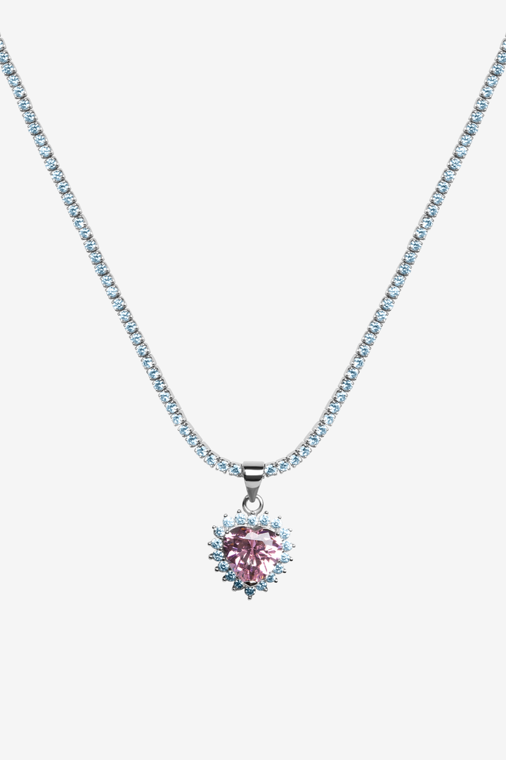 Heart Of Sparks Tennis Necklace