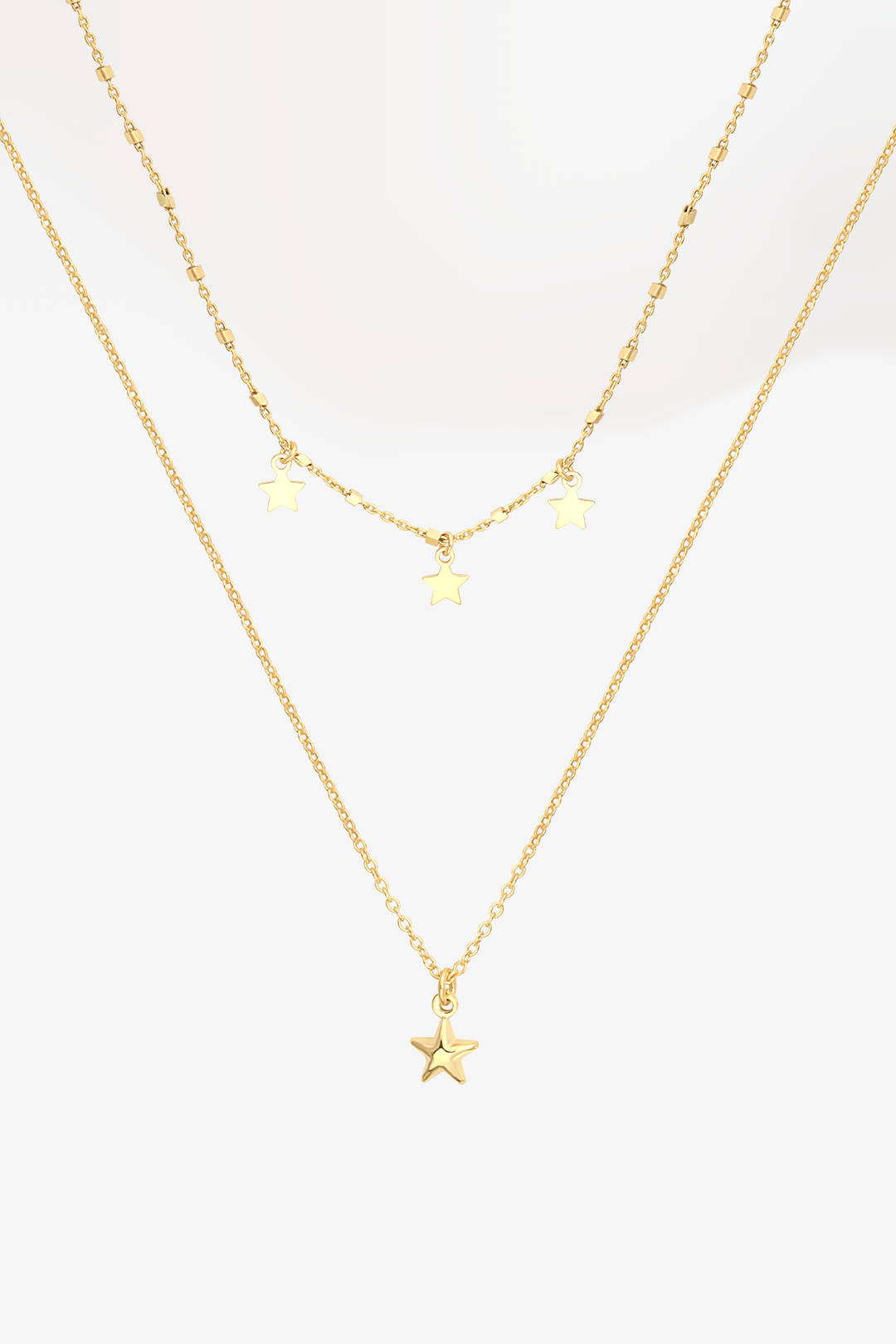 Stars Twin Roche Necklace
