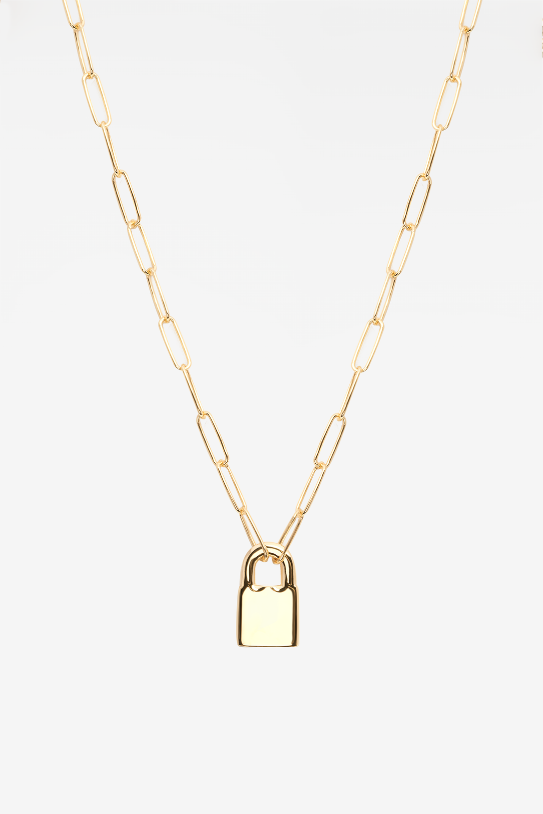 Locked Shackles 18K Gold Plated Necklace