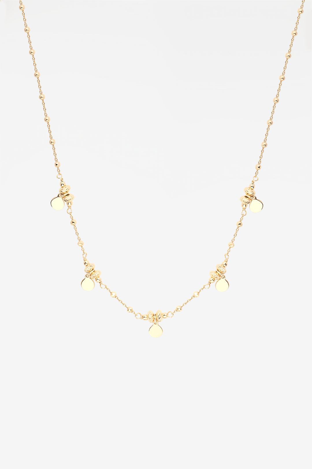 Medallions Shimmer 18K Gold Plated Necklace