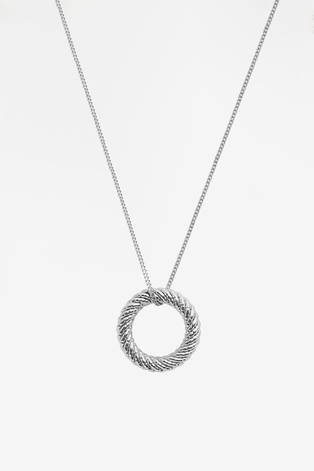 Golden Halo Charmed Silver Necklace