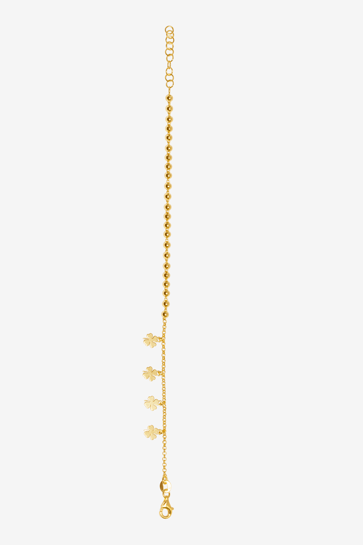 4 Four Leaf Clover Lucky Bracelet