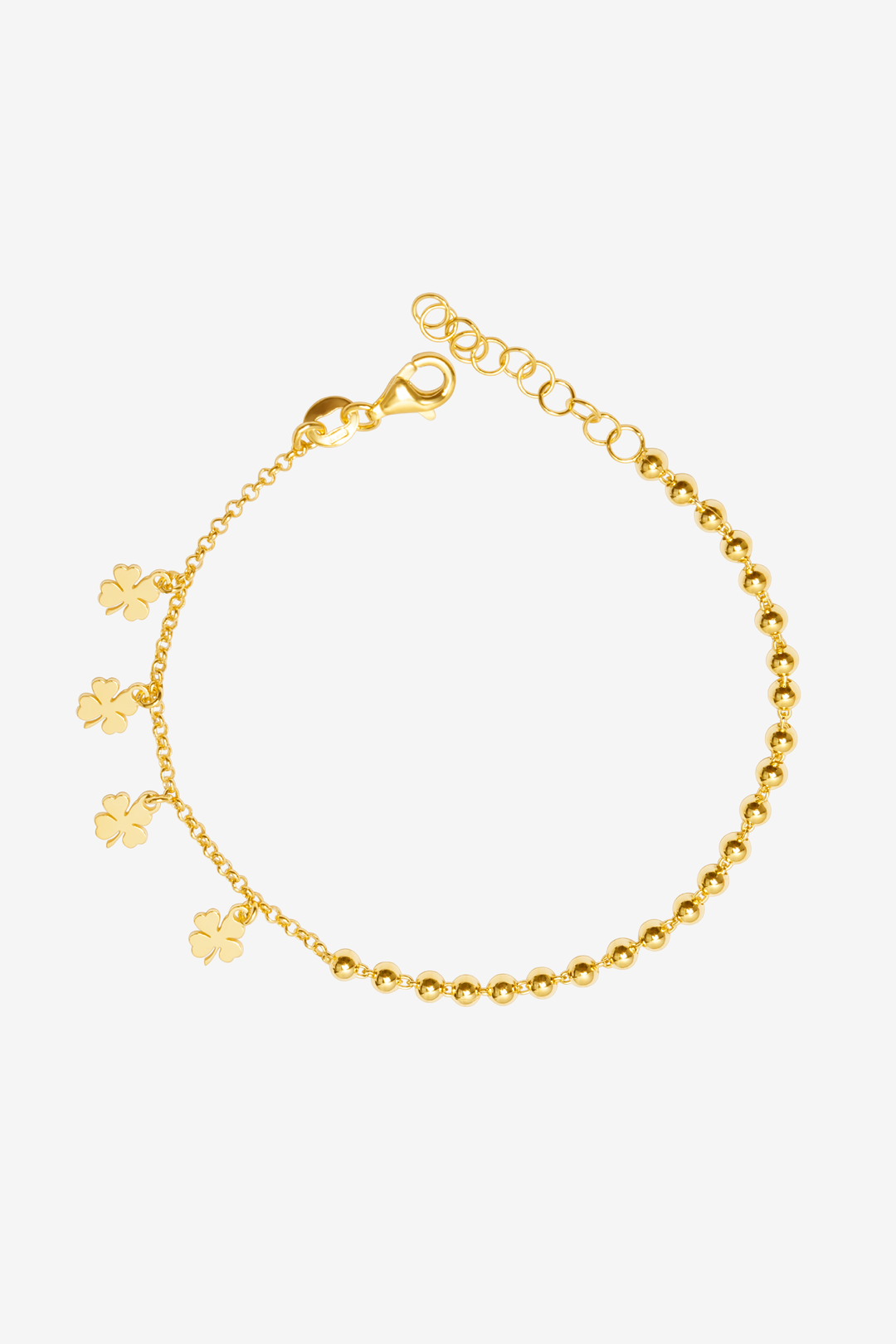 4 Four Leaf Clover Lucky Bracelet