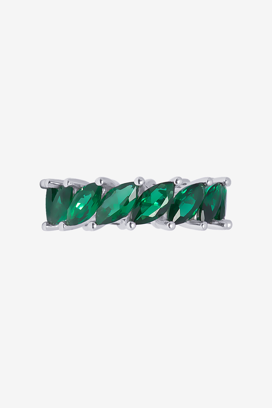 Deep Emerald Green Ring