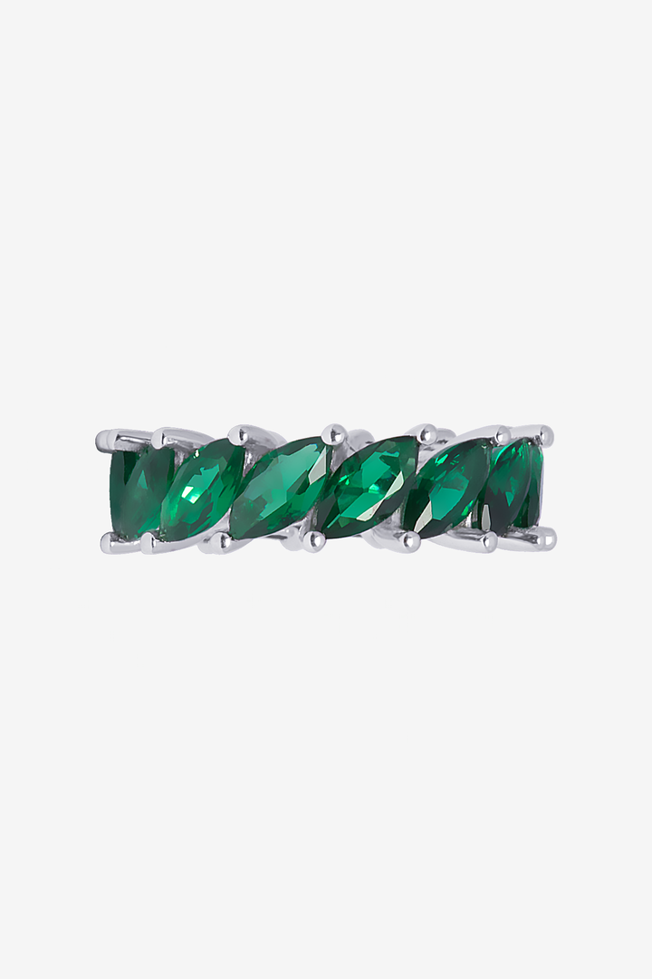 Deep Emerald Green Ring
