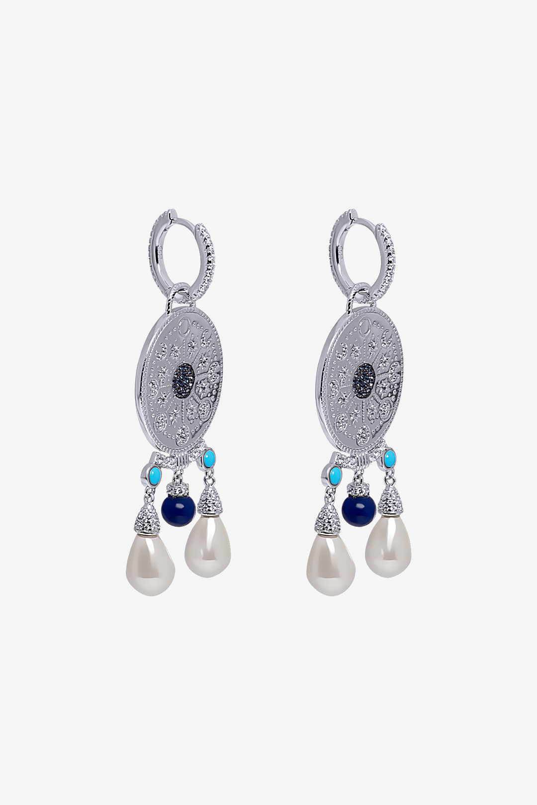 Galaxy Map Dream Catcher Earrings