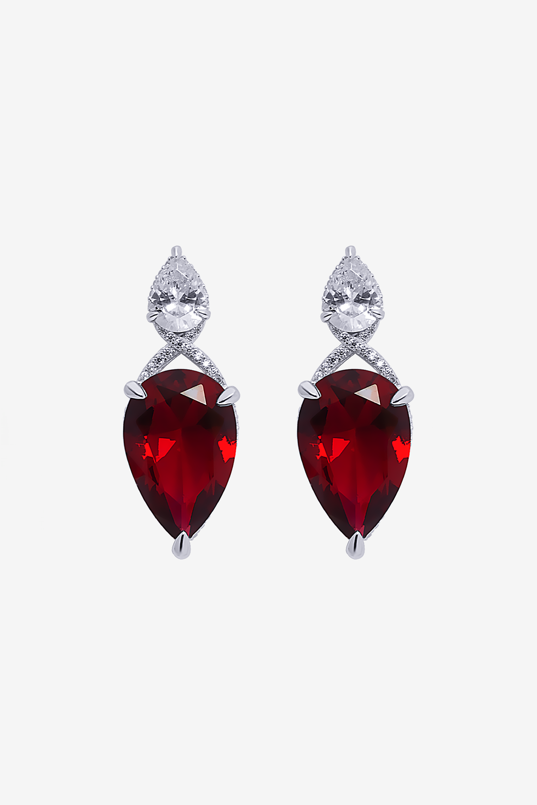 Blood Gem Flask Earrings