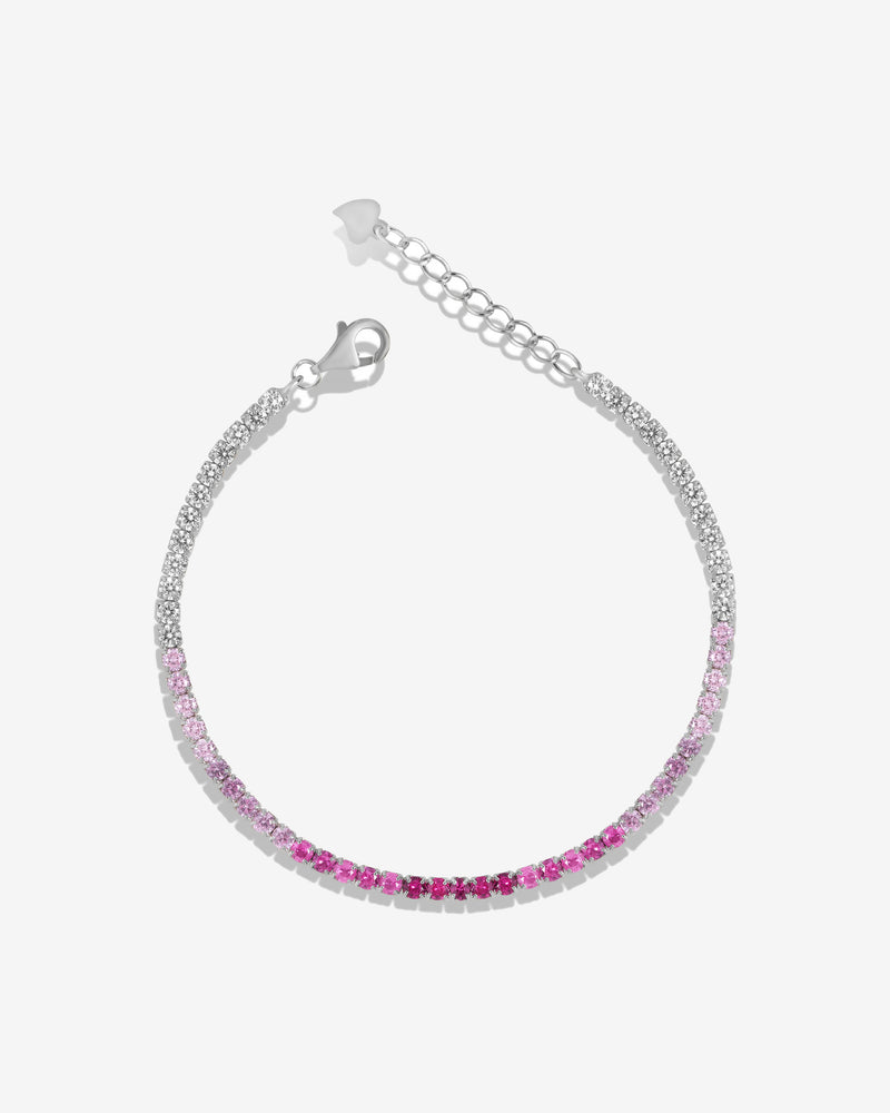 Pink Fade Tennis Bracelet