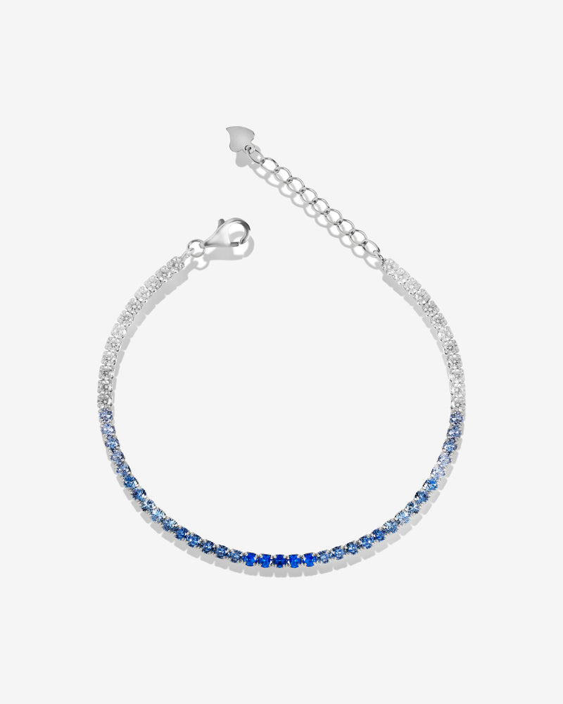 Blue Fade Tennis Bracelet