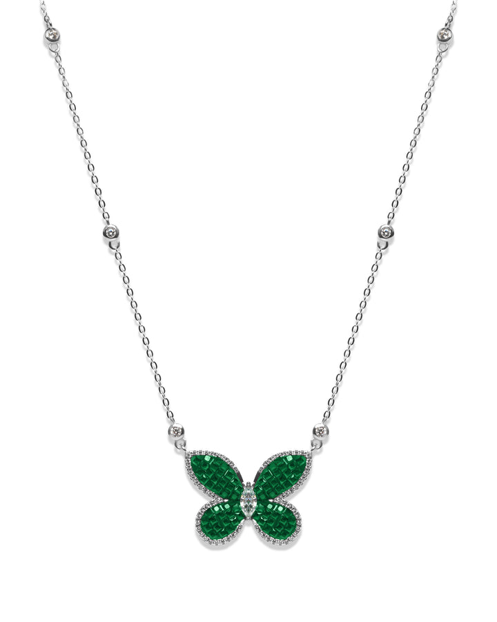 Crystal Butterfly Necklace