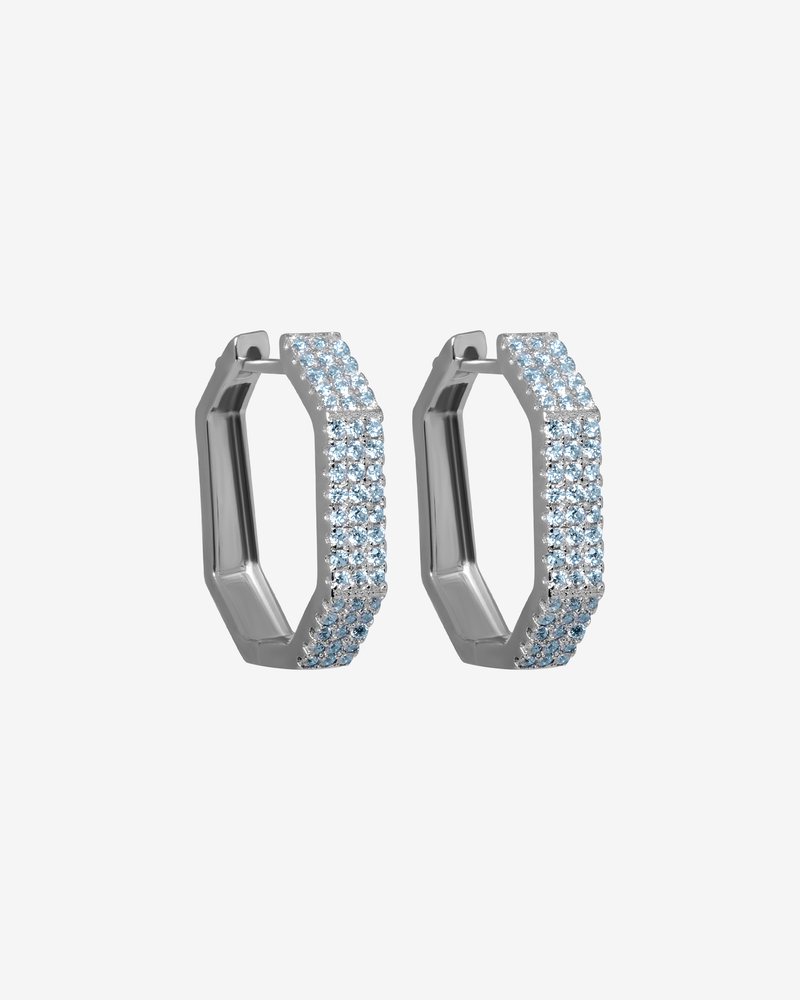 Iced Cuff Thick Earrings