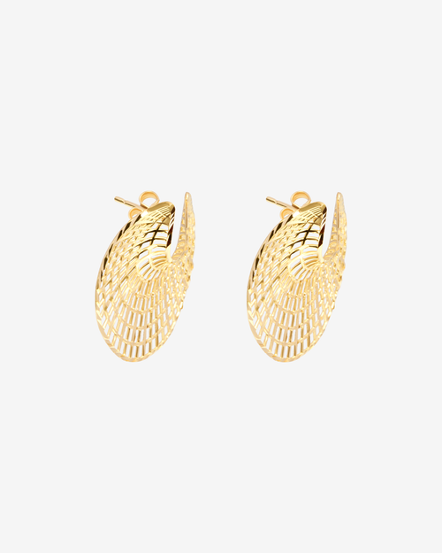 Ancient Art 18K Gold Earrings