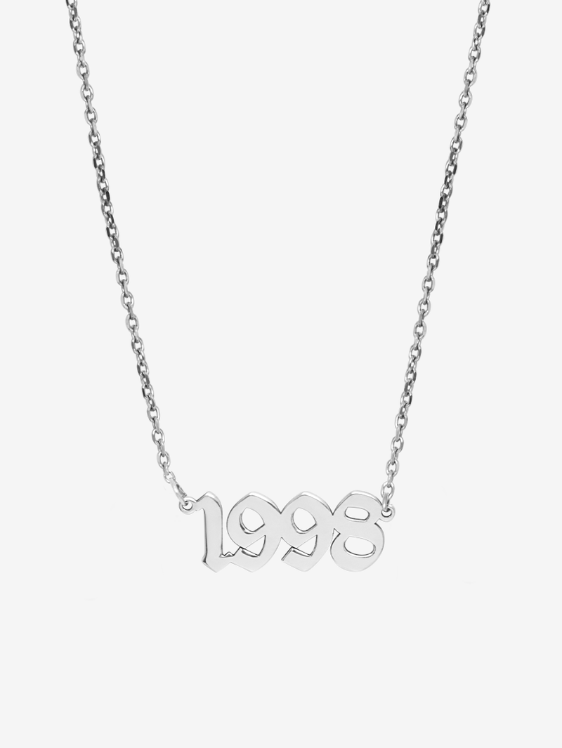 Year Of Birth Personalized Necklace