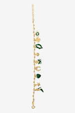 Green Charmed Shimmer Bracelet
